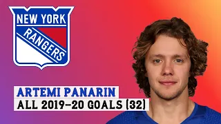 Artemi Panarin (#10) All 32 Goals of the 2019-20 NHL Season