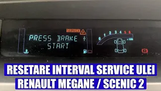 TUTORIAL: Cum resetezi Interval Service Ulei (Revizie) la Renault Scenic 2 Megane 2 2007-2008