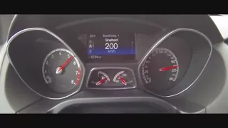 Top Speed 2016 Ford Focus ST mk4 acceleration 0 230 km⁄h