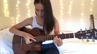 Blinding Lights - The Weeknd (fingerstyle guitar cover by Josie Stickdorn)