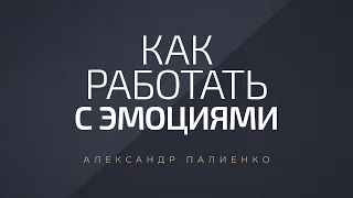 Как работать с эмоциями. Александр Палиенко.