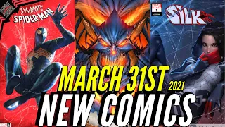 NEW COMIC BOOKS RELEASING MARCH 31st 2021 MARVEL COMICS & DC COMICS PREVIEWS COMING OUT THIS WEEK