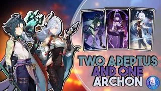 When two Adeptus and one Archon come together | Genshin Impact TCG