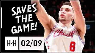 Zach LaVine UNREAL Full Highlights Bulls vs Timberwolves (2018.02.09) - 35 Points, CLUTCH Plays!