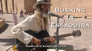 Last Busking Session in Essaouira - (with overheating iPad) ‘C C Rider’