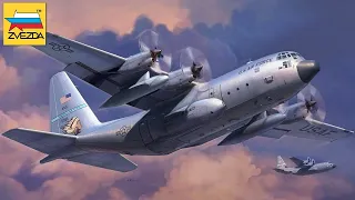 1/72 Hercules C-130H by Zvezda (Video preview)