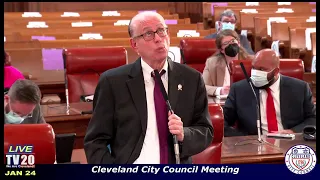 Cleveland City Council Meeting, January 24, 2022