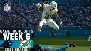 Carolina Panthers vs. Miami Dolphins Game Highlights | NFL 2023 Week 6