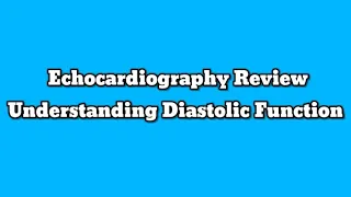 Understanding Diastolic Function in 2023 ASE Guidelines