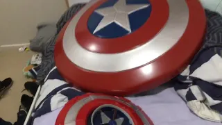 Size difference between real Captain America shield and fake