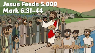 Preschool: Jesus Feeds 5,000, Mark 6:31-44 (03/27/2022)