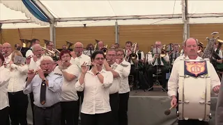 St. Triphon, ehemalige Spielkameraden auf dem 90-jährigen Jubiläum vom Tambourcorps Neuenhausen 2015