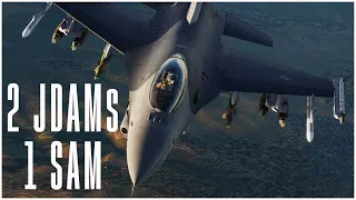 DCS F-16 Viper JDAM Markpoint, Angry SA-8 | Grayflag Server | Digital Combat Simulator