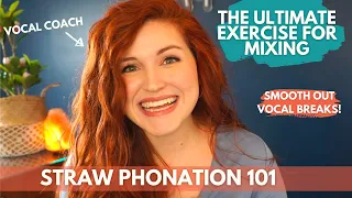 The #1 exercise YOU NEED to strengthen your mix voice I Straw phonation 101