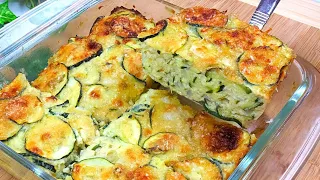 Easy and Delicious Zucchini Casserole Recipe Prepared in 10 Minutes! 😋