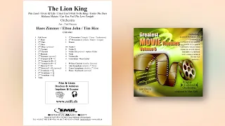 Hans Zimmer / Elton John / Tim Rice: The Lion King - Editions Marc Reift - for Orchestra