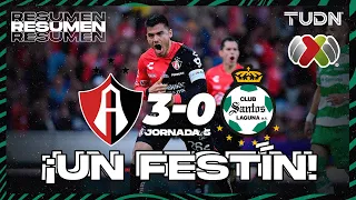 Resumen y goles | Atlas 3-0 Santos | Liga Mx - CL2024 J5 | TUDN