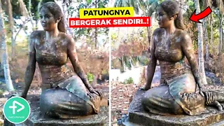 Sulit Dijelaskan Logika! Inilah Patung Bergerak Sendiri Secara Misterius Berhasil Terekam Kamera