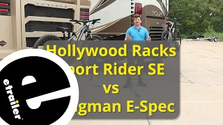etrailer | Swagman E-Spec VS Hollywood Racks Sport Rider SE Bike Racks Comparison