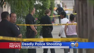 LAPD Officers Shoot Man Taunting Them With A Gun