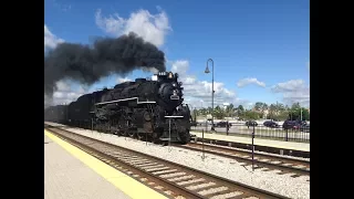 NKP 765 The Joliet Rocket Railfanning 6/18/17