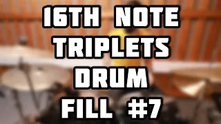 16th note triplets drum fill #7 | Drum Lesson - Ariel Kasif