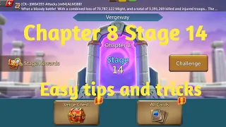 Lords mobile Vergeway chapter 8 Stage 14 easy tips and tricks