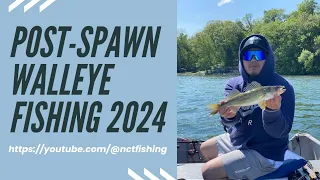 Wisconsin Post-Spawn Walleye Fishing 2024