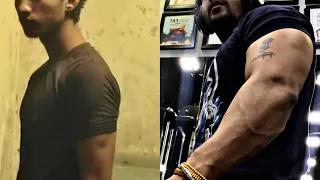 😱 This is Natural Indian genetics. Biggest arms at 73kg body weight | 60 to 73kg Transformation.