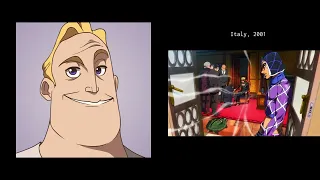 Animated Mr. Incredible becoming old: JoJo Timeline (Read The Description)