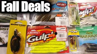 Finding Fall Bass Fishing Lures on Clearance & Realistic Trivia!!!