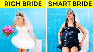 ? Poor Bride VS Rich Bride. Wedding Hacks for a Big day