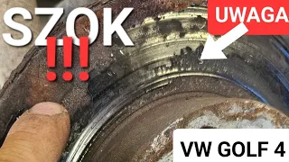 SZOK ! hamulce nie do zdarcia !! VW GOLF 4...zobaczcie sami...