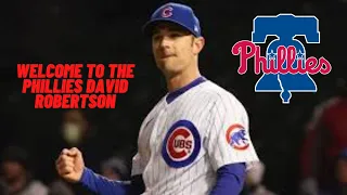 WELCOME TO PHILLY DAVID ROBERTSON #DAVIDROBERTSON, #PHILLIES, #MLB