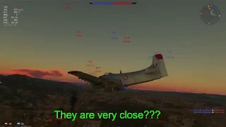 War Thunder, flying AD 4, French version