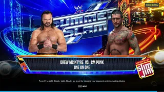 WWE2K24 Drew McIntyre vs CM Punk