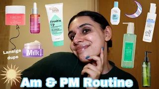 Current morning & night skincare routines | maumina