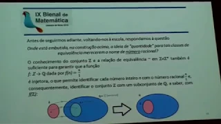 A Construção dos Números Racionais pela Matemática x O Ensino dos Números Racionais na Escola Básica