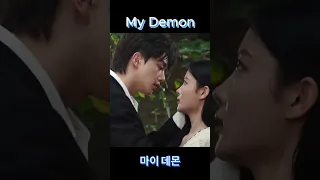 Kim Yoo Jung and Song Kang behind the scenes in a kissing scene | My Demon 마이 데몬