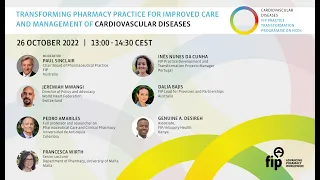 Transforming pharmacy practice for improved care and management of cardiovascular diseases