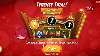 Angry Birds 2 AB2 Daily Challenge Today Terence Trial! 3-3-4 Rooms