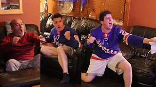 Rangers Fan Reaction - Game 5 - Penguins vs Rangers
