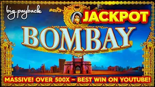 500X JACKPOT! One of the BEST Slot Machine Handpays on YouTube! Bombay Slots!