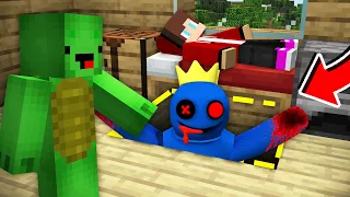 Who DRAGGED Mikey and JJ UNDER THE BED in Minecraft? Maizen