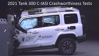 2020-2023 WEY / Great Wall Tank 300 C-IASI Crashworthiness Tests (Small Overlap Crash Test + More)