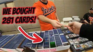 We Bought 281 Cards From Bargain Boxes at This Sports Card Show
