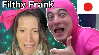 Japanese female REACT to "Filthy Frank BEST OF PINK GUY"