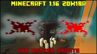 Minecraft 1.16 - Snapshot 20w18a - Redstone Changes & Bug Fixes!