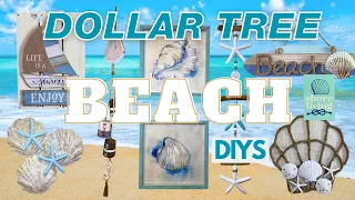 🐚 8 NEW Shore Living DIYS! Dollar Tree DIY Coastal, Beach, Summer 2023 Hacks