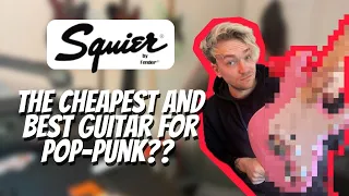 Is This The Cheapest Guitar for Pop-Punk ? | Squier Sonic Series Review